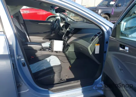 2013 Hyundai Sonata Hybrid из США, поврежденный, VIN KMHEC4A41DA076294